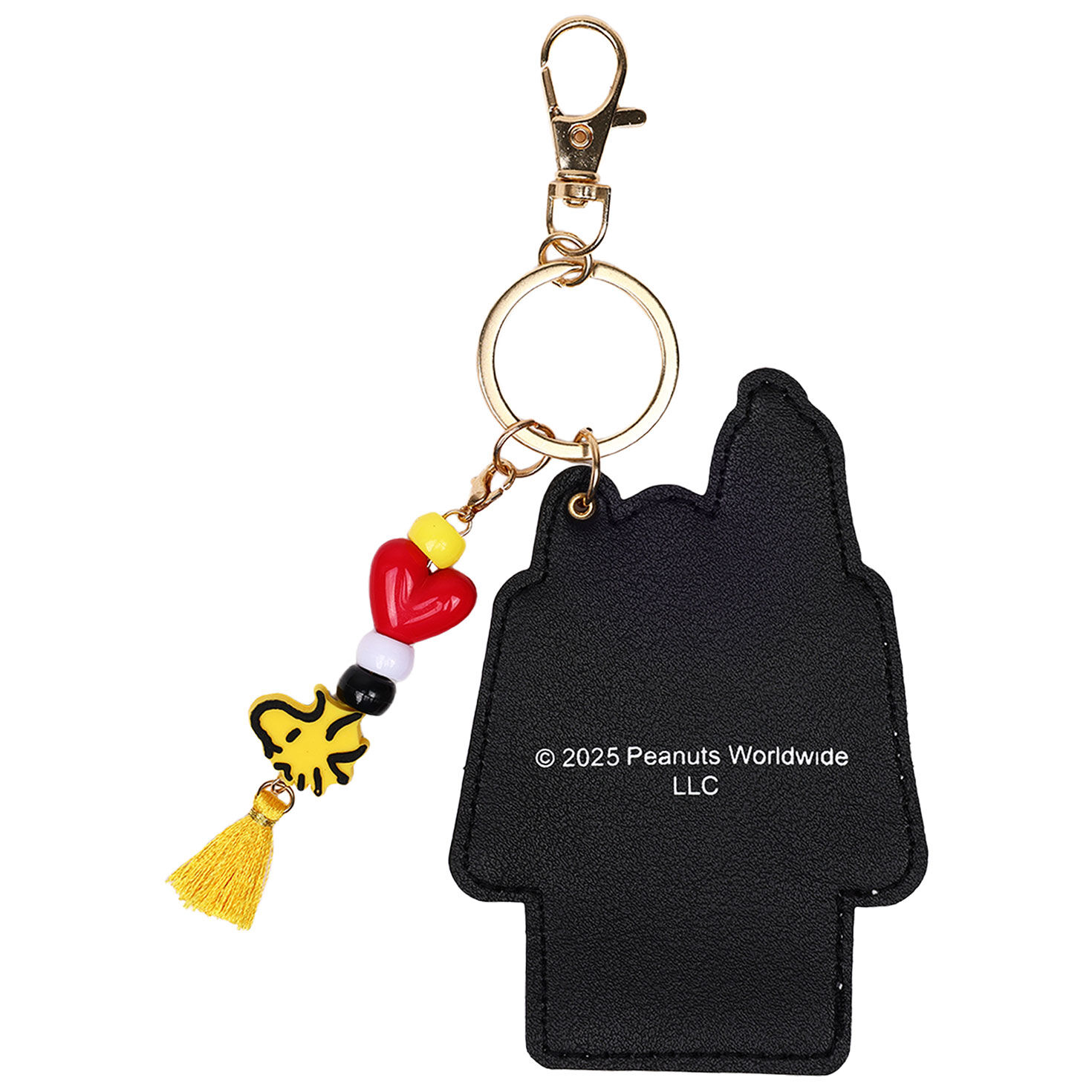Snoopy on Doghouse Chenille and Beaded Key Chain Back image number 2