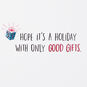 Sickened Elves with Polar Bear Funny Christmas Card Sentiment image number 2