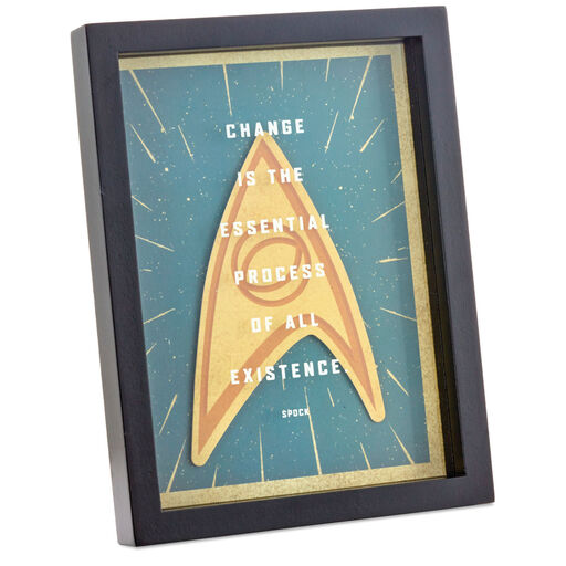 Star Trek™ Spock Framed Quote Sign, 6x8, 