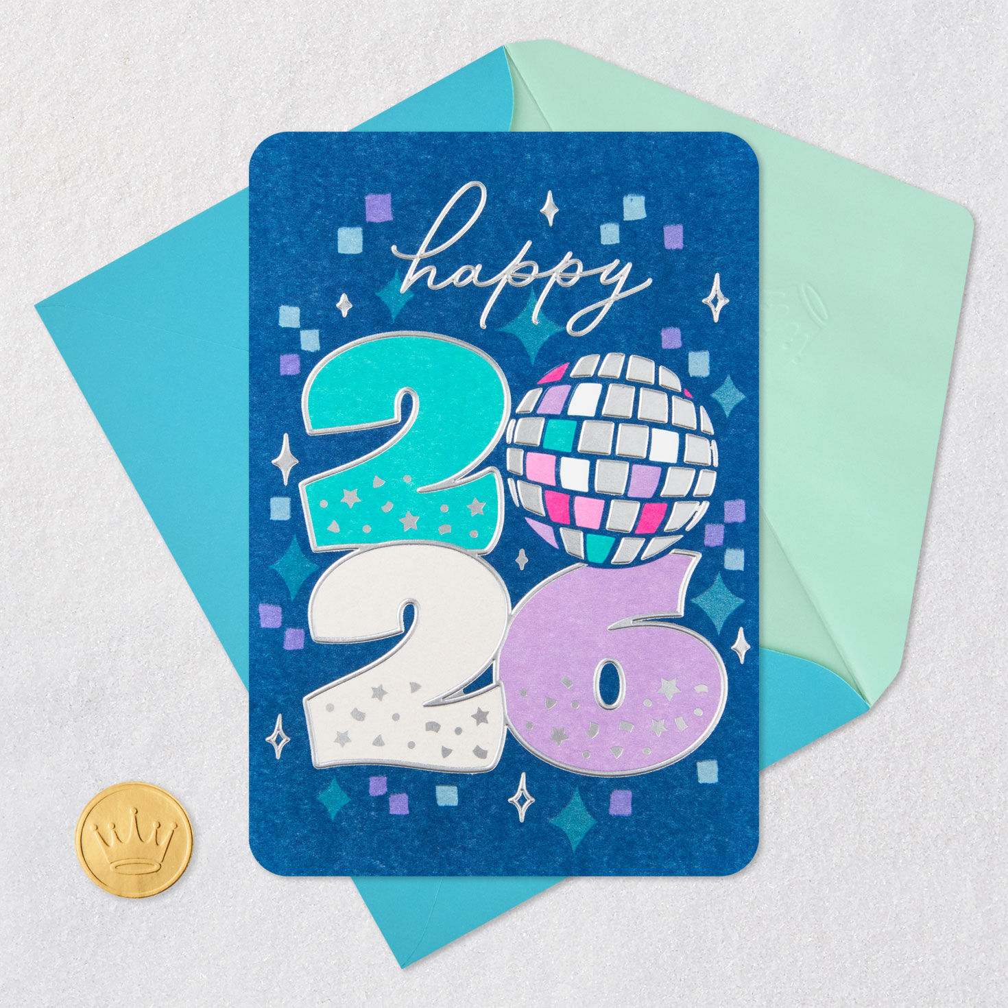 Disco Ball Happy 2026 New Year Card for only USD 4.99 | Hallmark