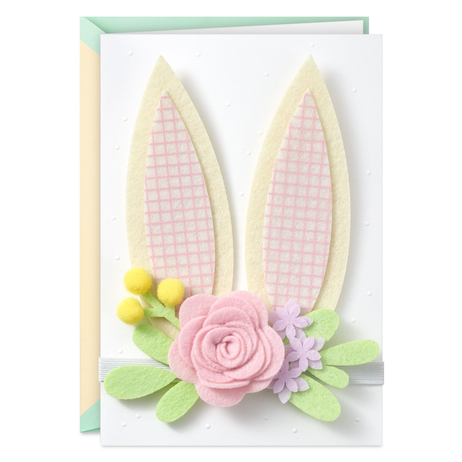 Somebunny Loves You Easter Card with Headband for Kids