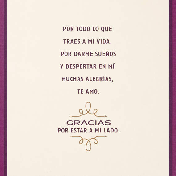 By My Side Large Spanish-Language Love Card, 12", , large image number 2