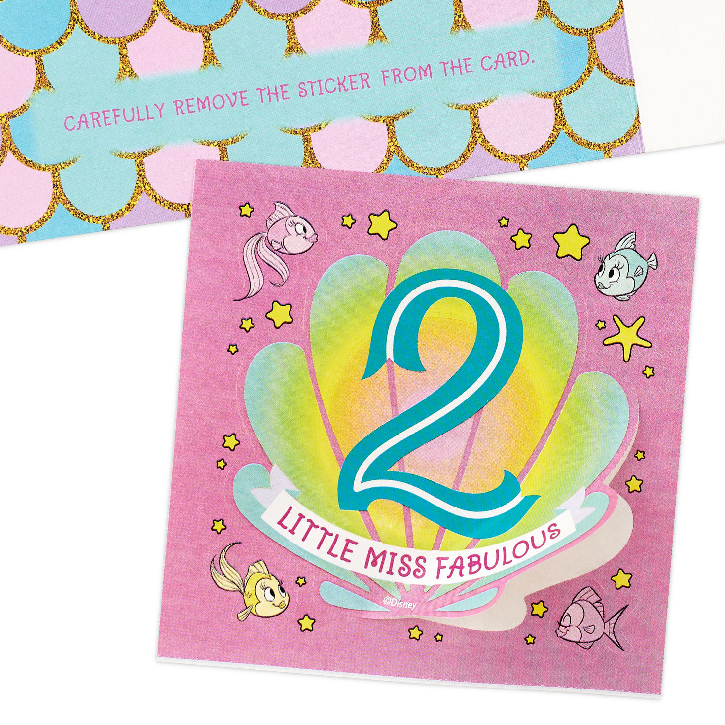 Disney Minnie Mouse You're Twice the Fun 2nd Birthday Card With Sticker, , large image number 5