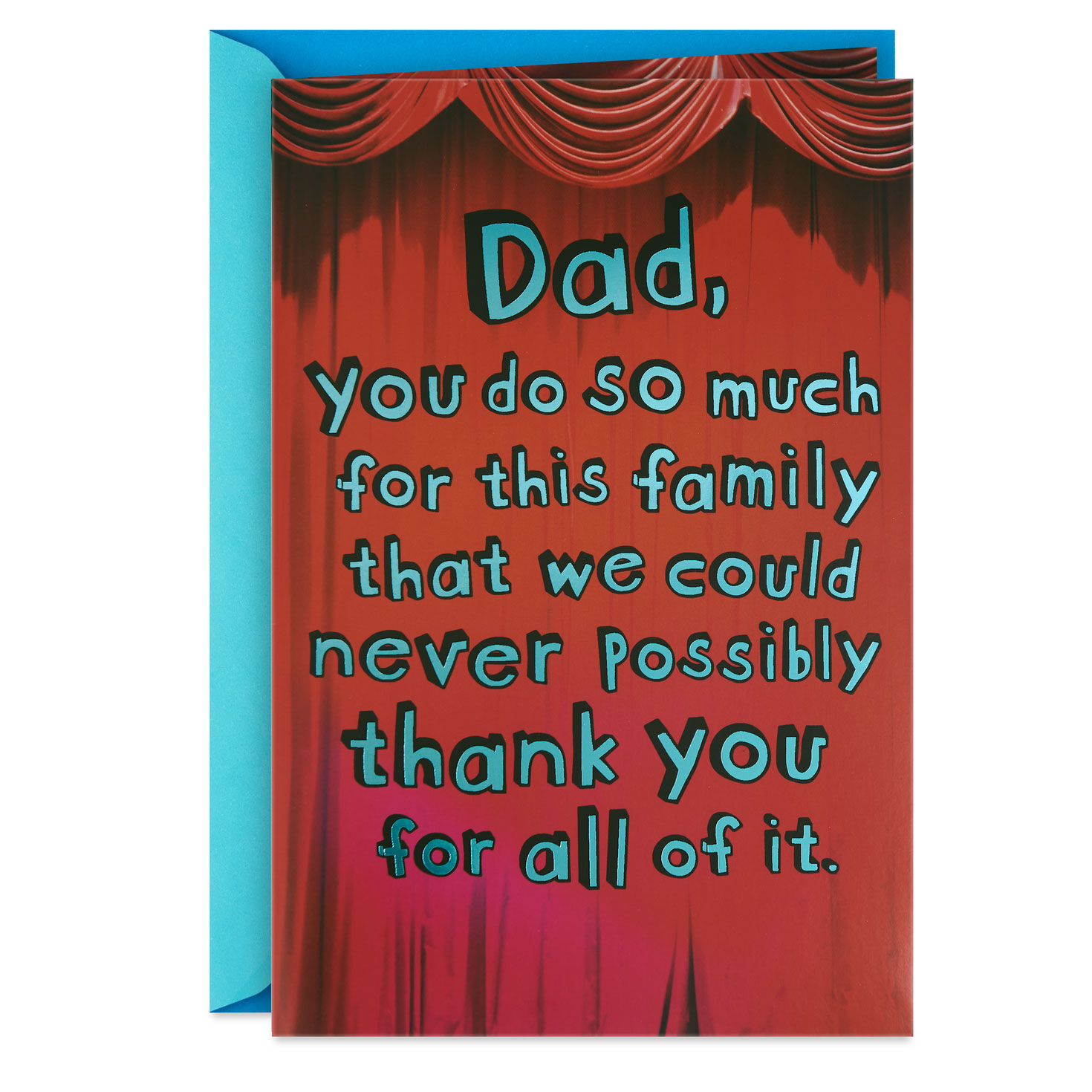 An Ode to Dad Funny Musical Birthday Card