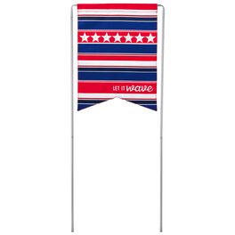 Let it Wave Patriotic Garden Flag With Stand, Let it Wave Patriotic Garden Flag With Stand, , large
