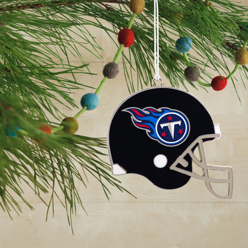 NFL Tennessee Titans Football Helmet Metal Hallmark Ornament, 