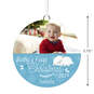 Baby's First Christmas Personalized Text and Horizontal Photo Ceramic Ornament, , large image number 3