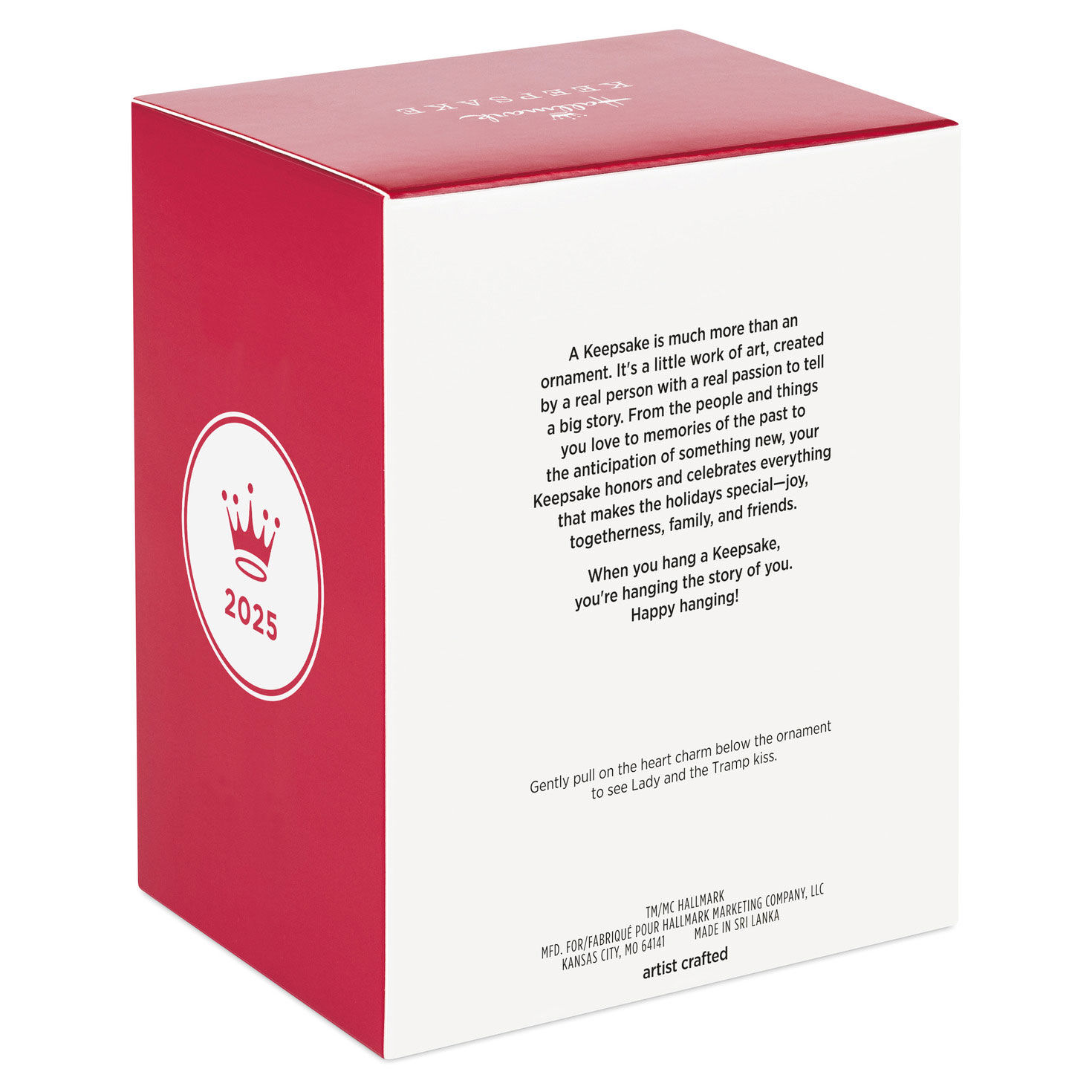 Lady and Tramp Spaghetti Supper Keepsake Ornament package back image number 8