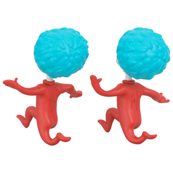 Dr. Seuss's The Cat in the Hat™ Thing One and Thing Two Ornaments, Set of 2, , large image number 5