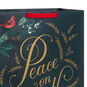 Peace on Earth Jumbo Christmas Gift Bag Handle Detail image number 4