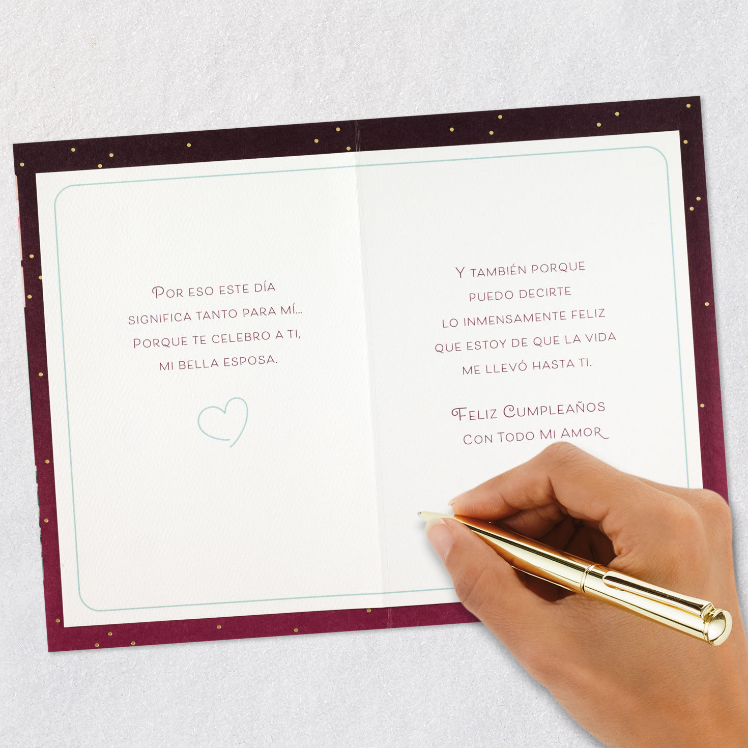 So Happy to Celebrate You Spanish-Language Birthday Card for Wife for only USD 5.59 | Hallmark