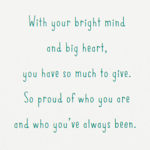 Proud of You Now and Always Christmas Card for Son, 