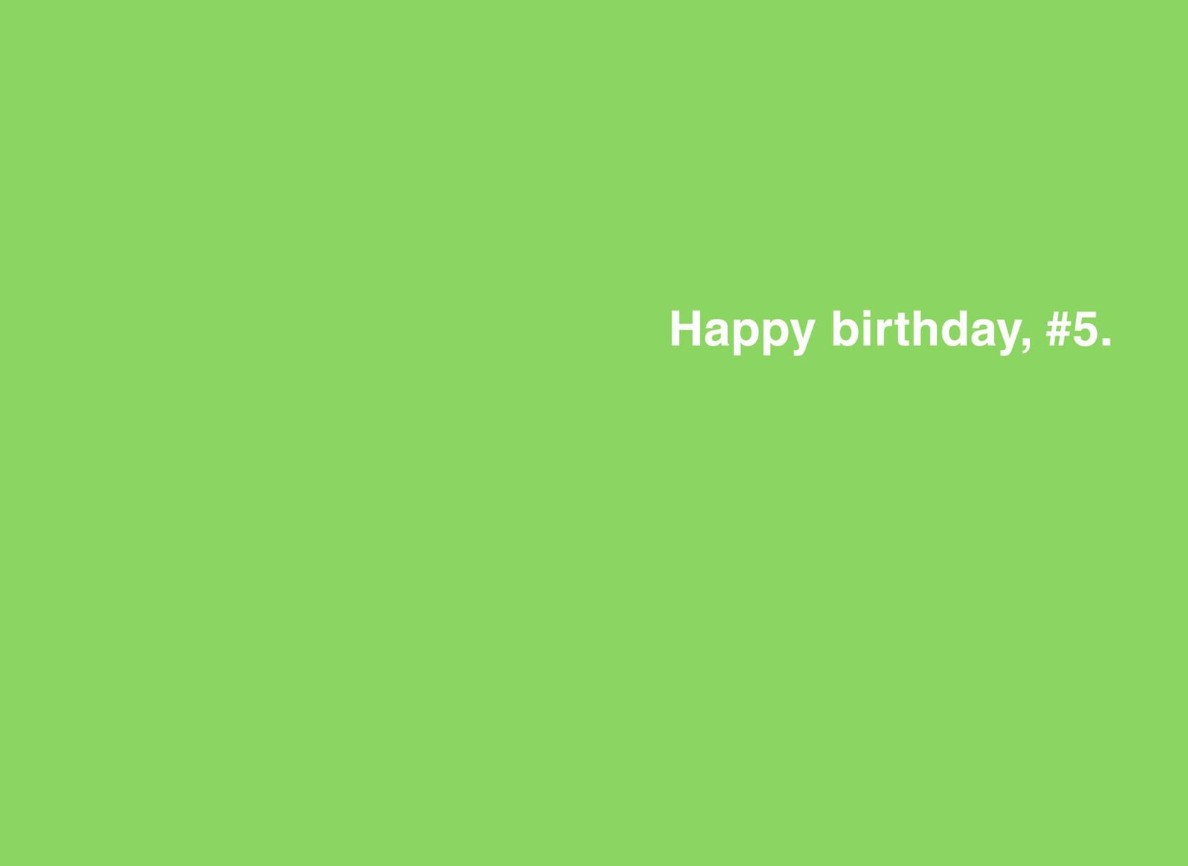 Seeing Green Funny Birthday Card