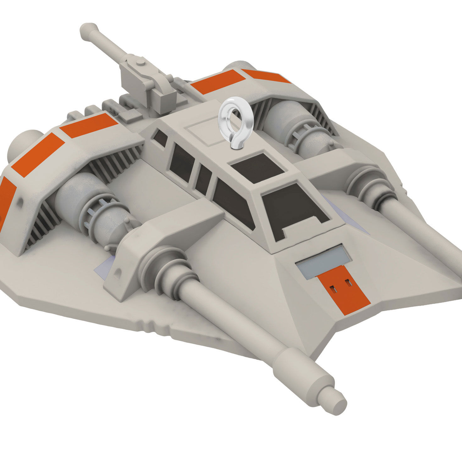 Star Wars Snowspeeder Keepsake Ornament closeup view image number 5