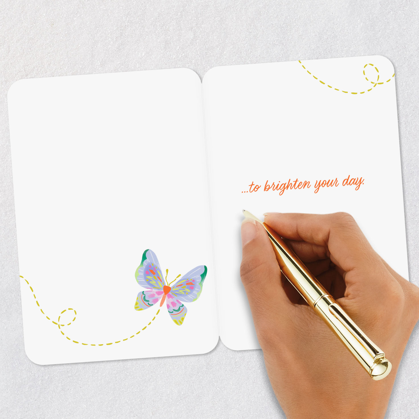 Butterfly Thinking of You Card Signing card image number 6