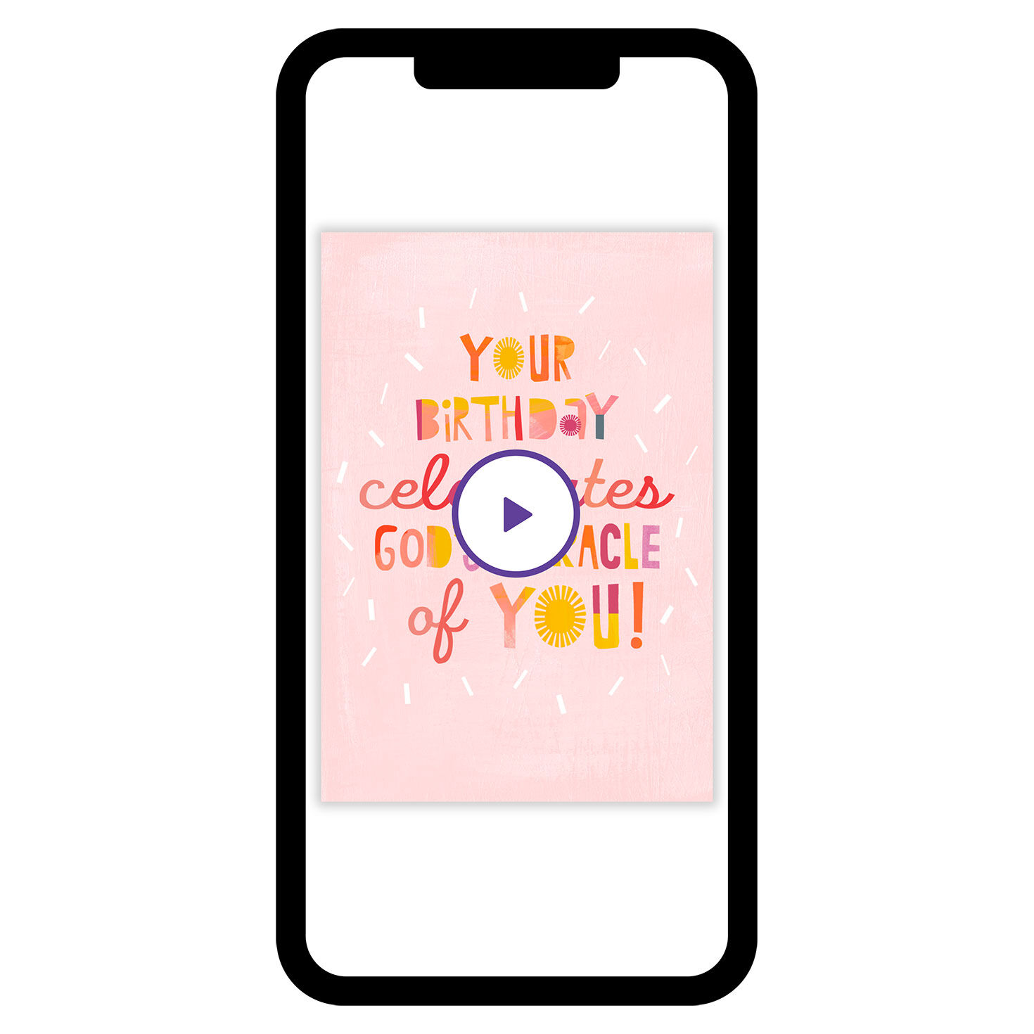 The Miracle of You Custom Birthday eCard