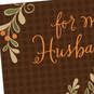 Joy and Love Thanksgiving Card for Husband, , large image number 4
