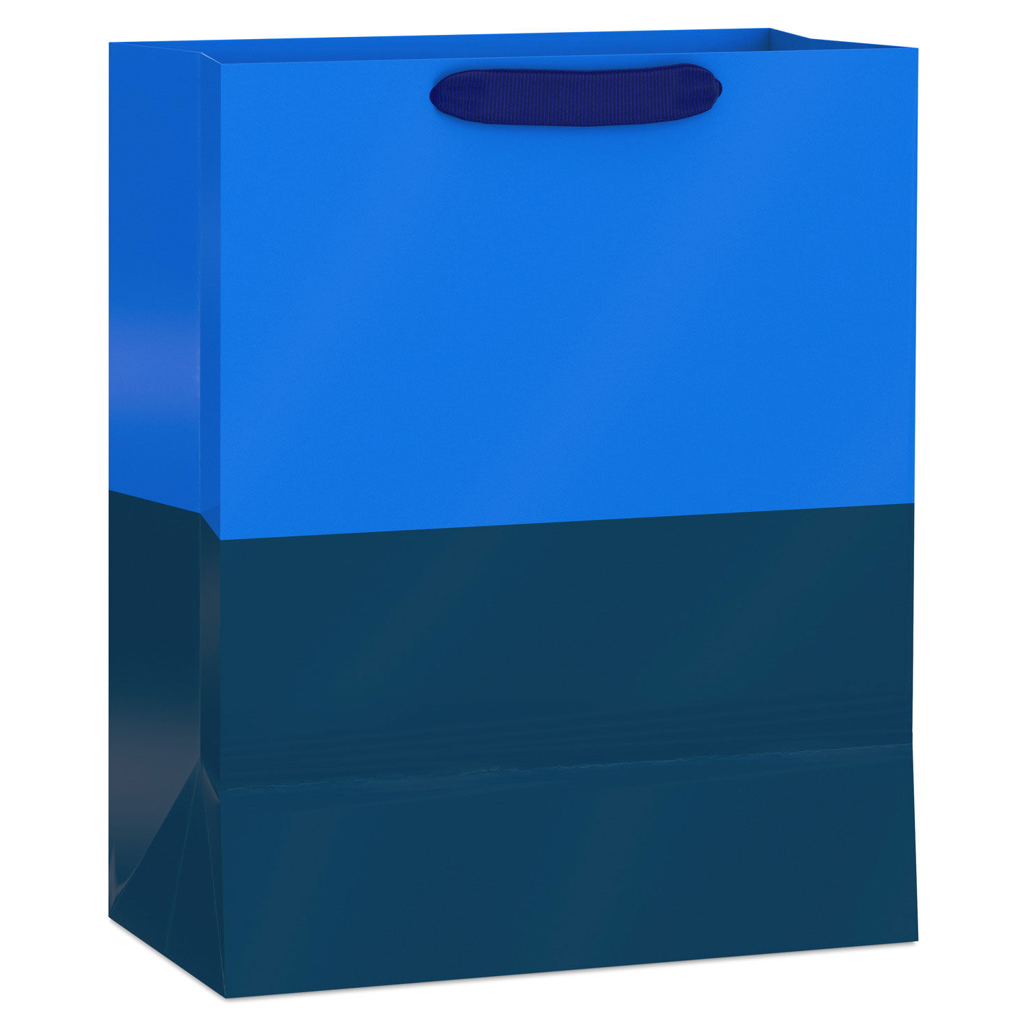 Navy and Bright Blue Large Gift Bag back image number 6