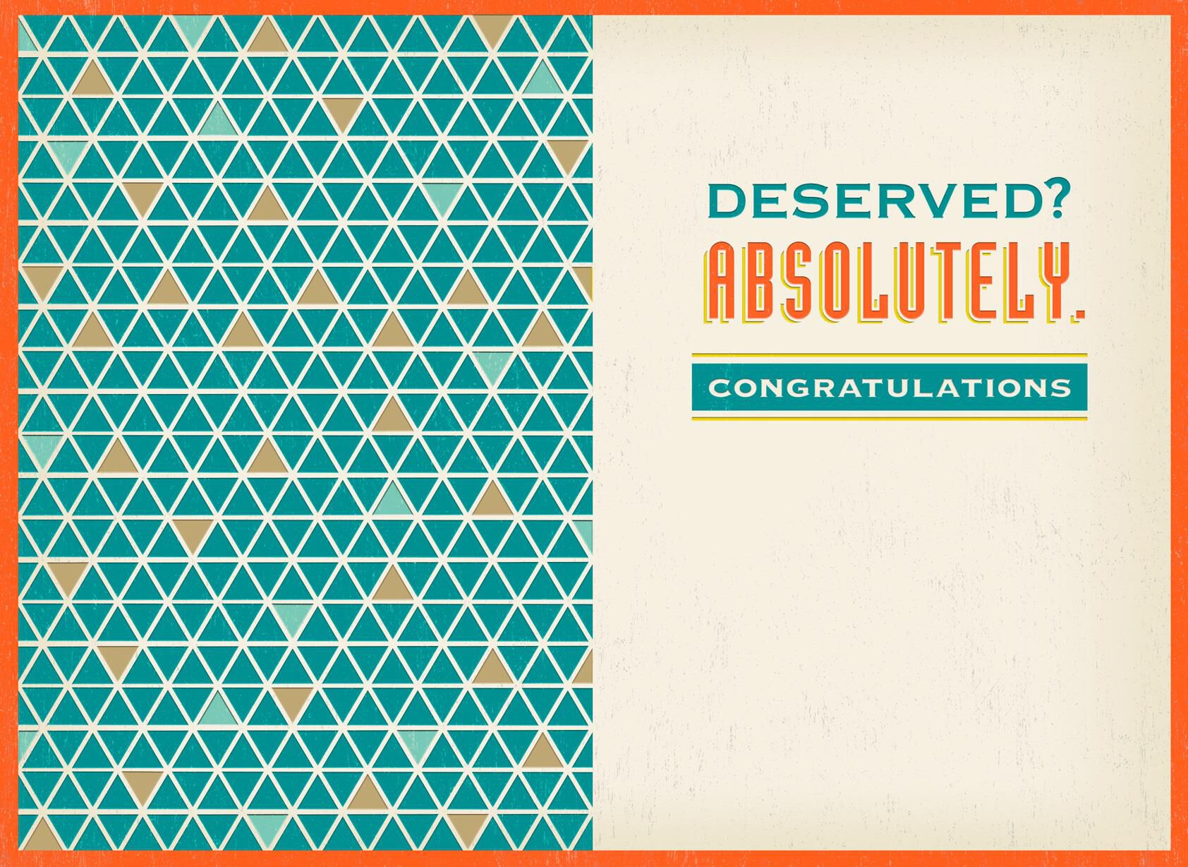 Not Surprising Promotion Congratulations Card