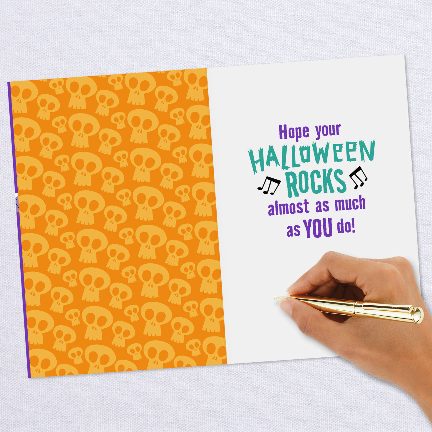 You Rock Monster Band Halloween Card for Grandson, , large image number 6