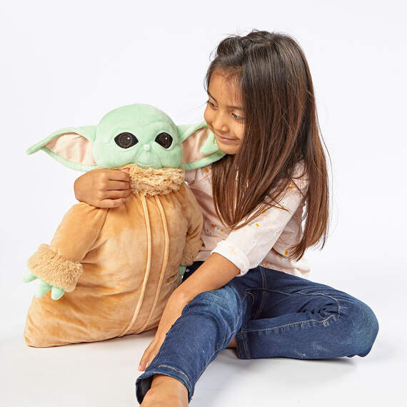 Pillow Pets Disney Star Wars: The Mandalorian Grogu Plush Toy, 16", , large image number 4