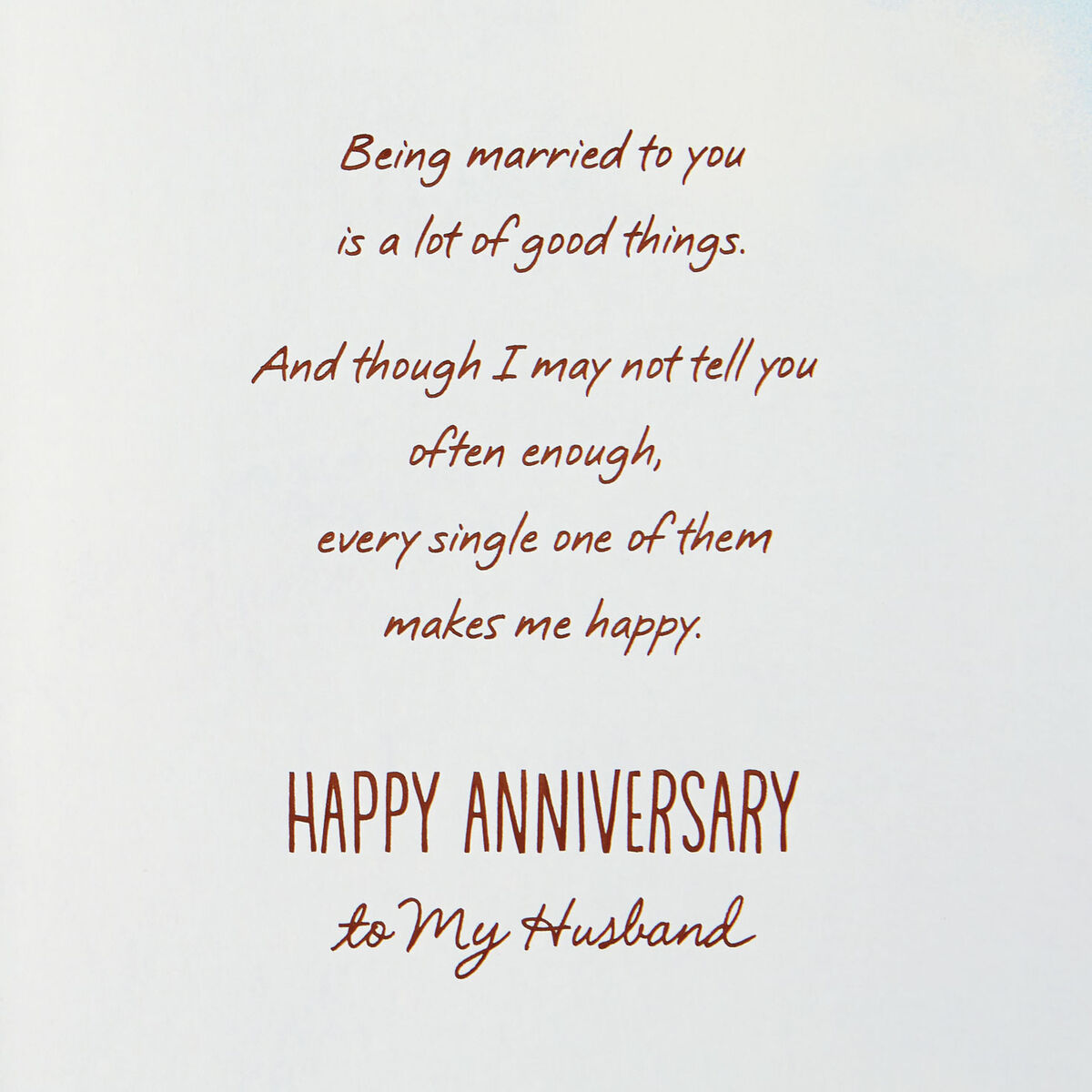 I Love What We Have Anniversary Card for Husband - Greeting Cards ...