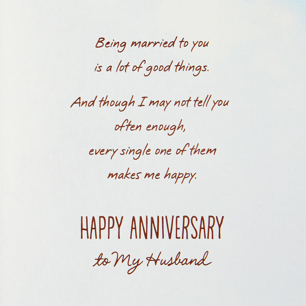 I Love What We Have Anniversary Card for Husband - Greeting Cards