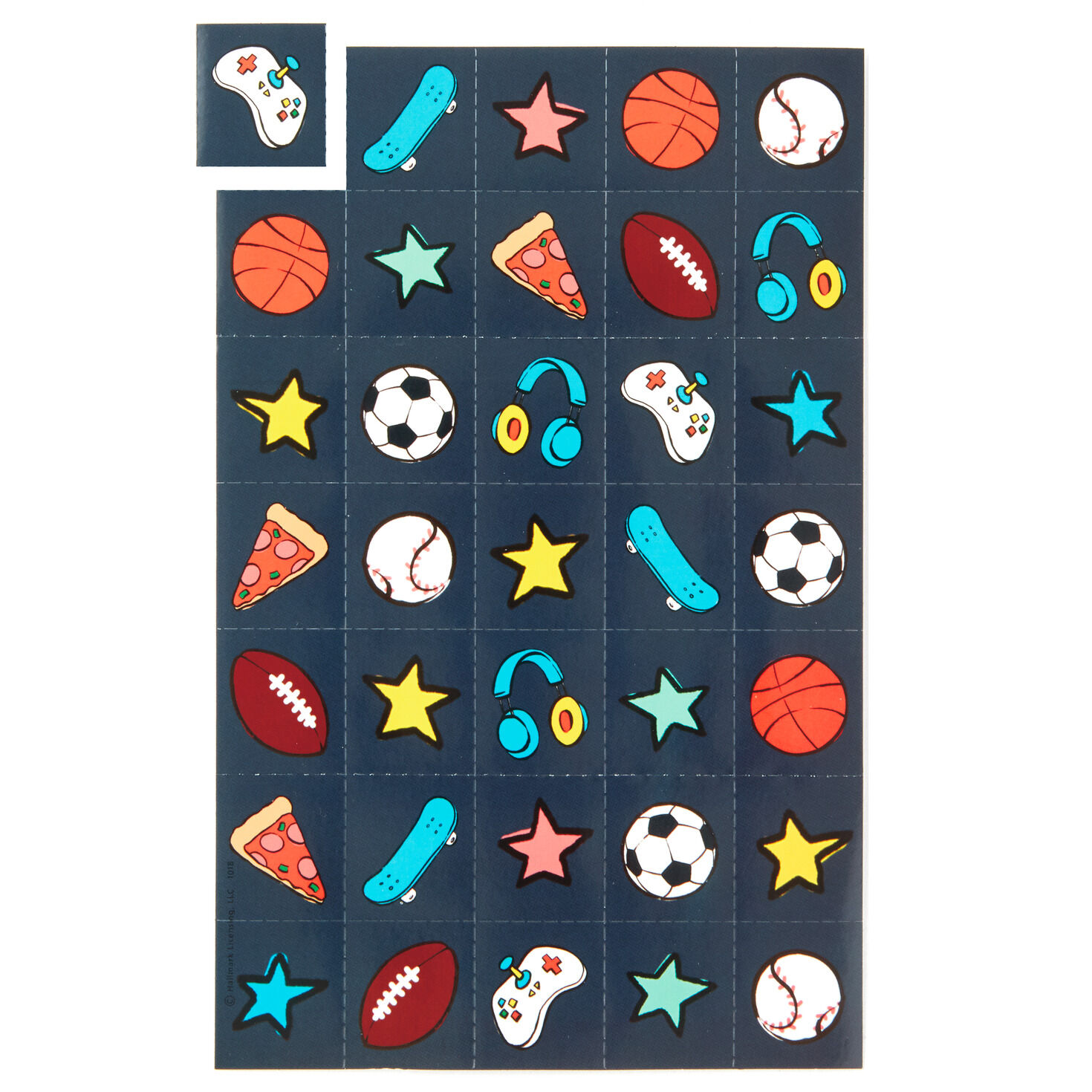 Games and Sports Kids With Cards, Stickers and Mailbox Classroom Valentines Set, , large image number 4