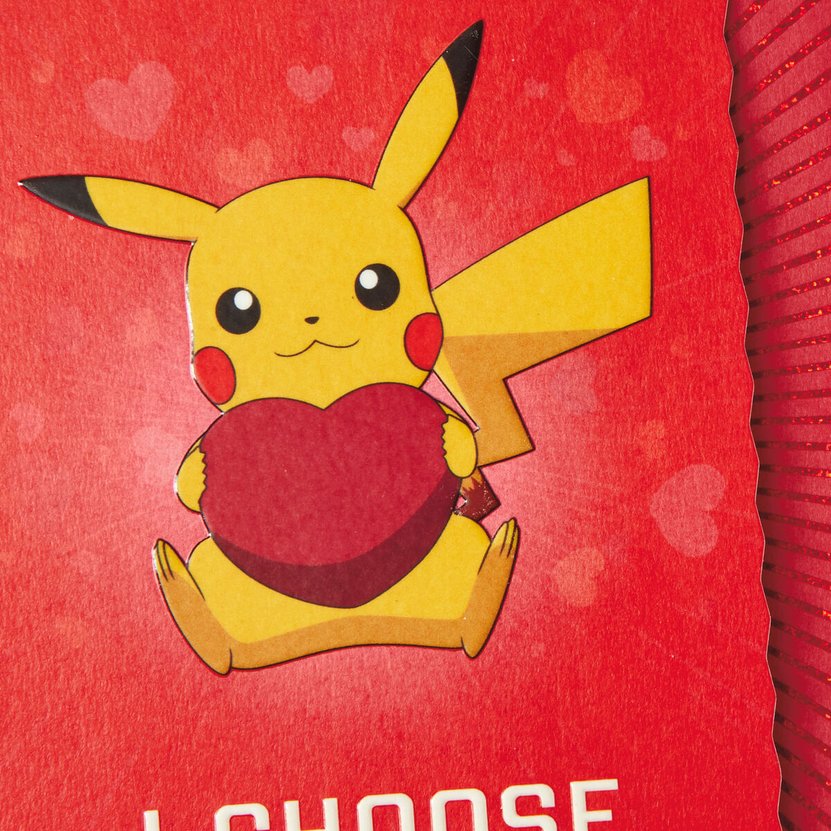 Pokemon I Choose You Pikachu Card