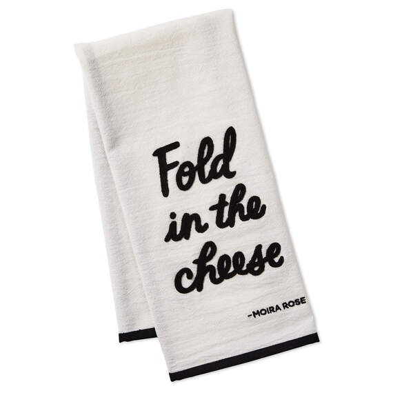 Schitt's Creek® Fold In the Cheese Tea Towel and Wooden Spoon, Set of 2, , large image number 3