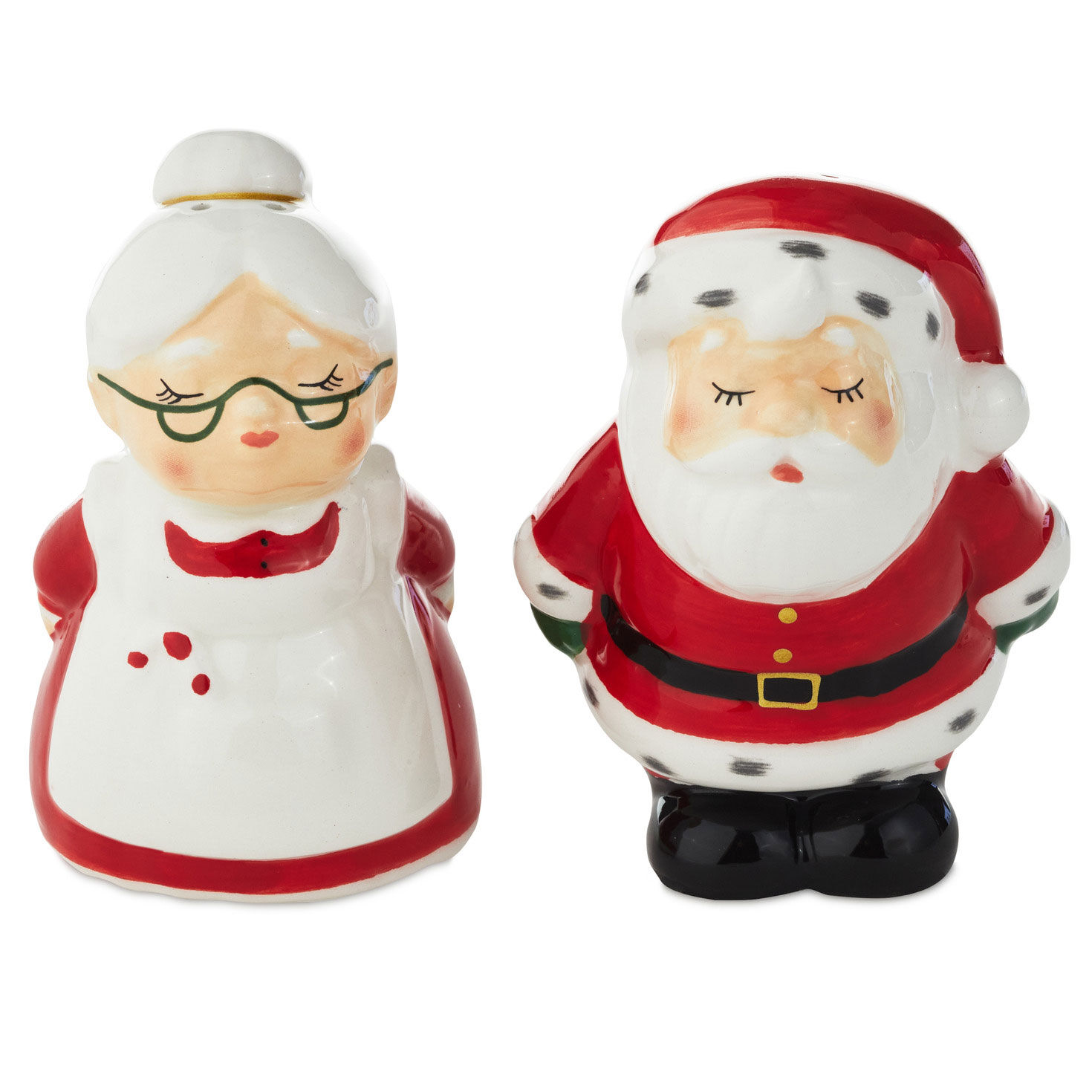 Kissing Clauses Salt and Pepper Shakers, Set of 2 for only USD 19.99 | Hallmark