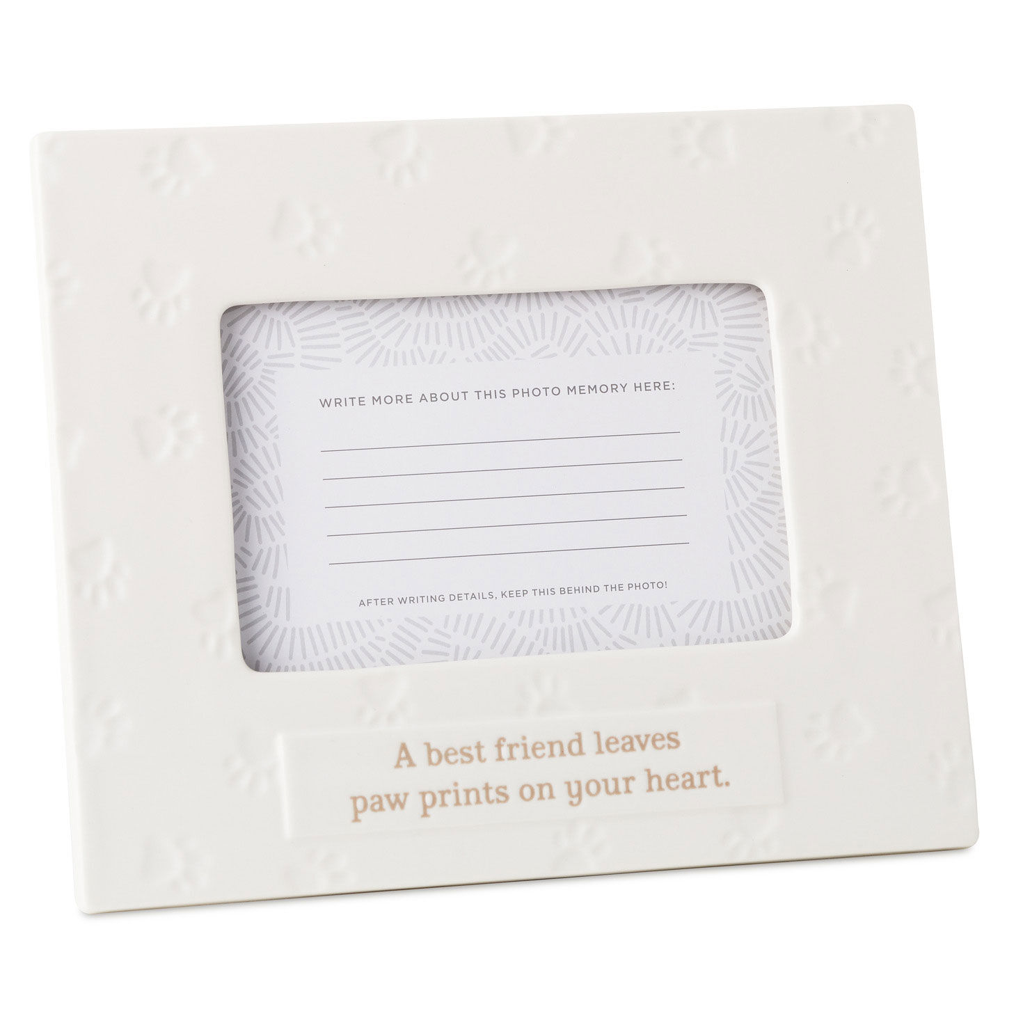 A Best Friend Leaves Paw Prints Picture Frame, 4x6