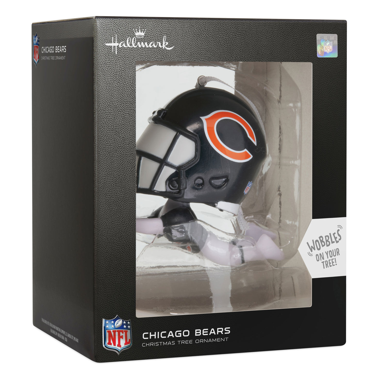 Chicago Bears Bobblehead Christmas Ornament  image number 5