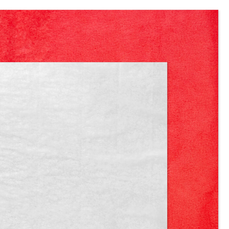 Red and White Holiday Tissue Paper, 6 sheets, , large image number 3