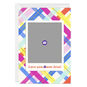 Fun and Bright Pastel Plaid Custom Card, , large image number 3