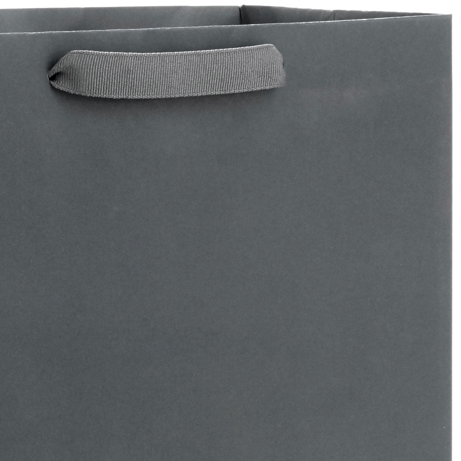 13" Gray Large Gift Bag, Gray, large image number 4
