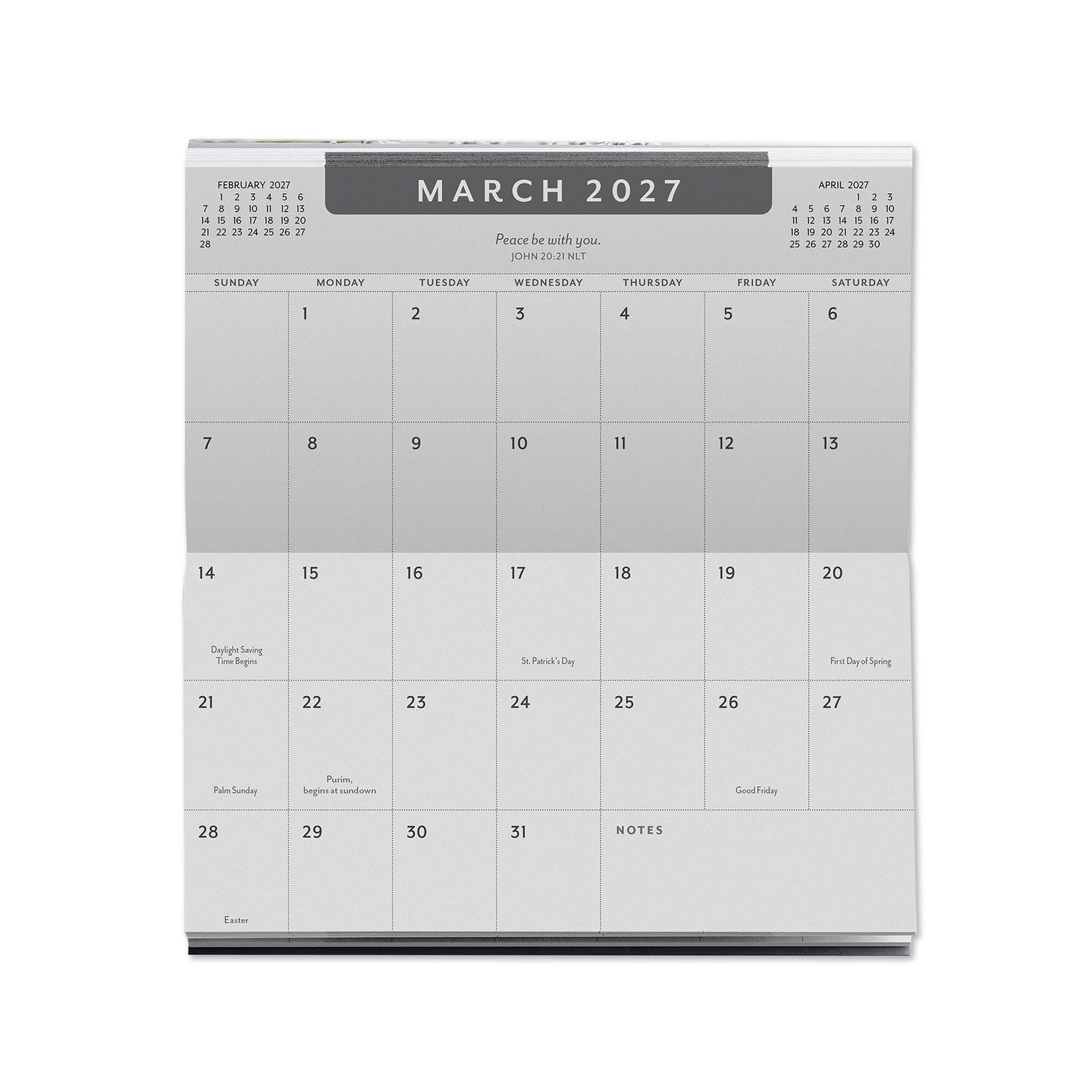 Peanuts Snoopy Balloon 2027 2028 28-Month Planner inside spread image number 5