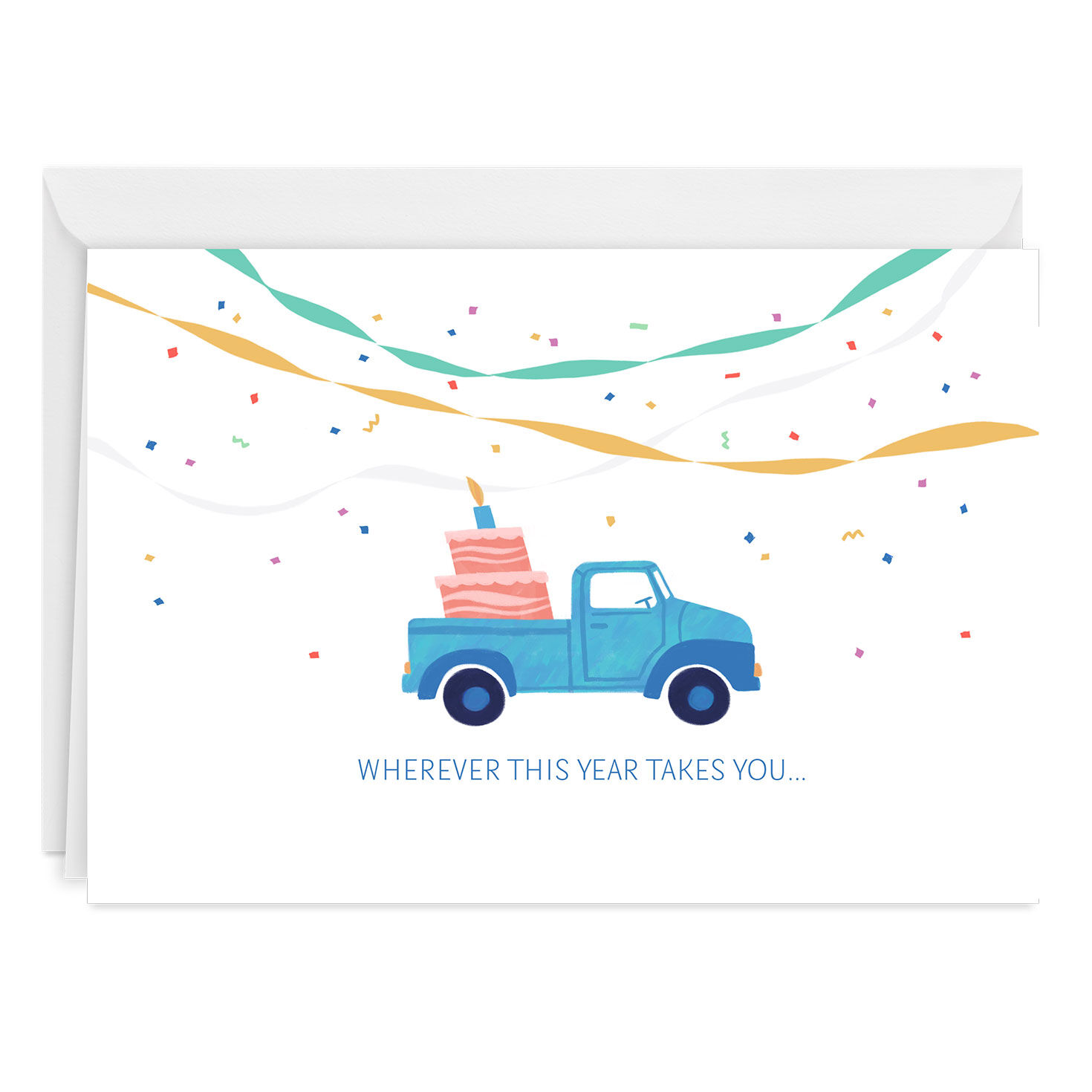 Party Truck Custom Birthday Card