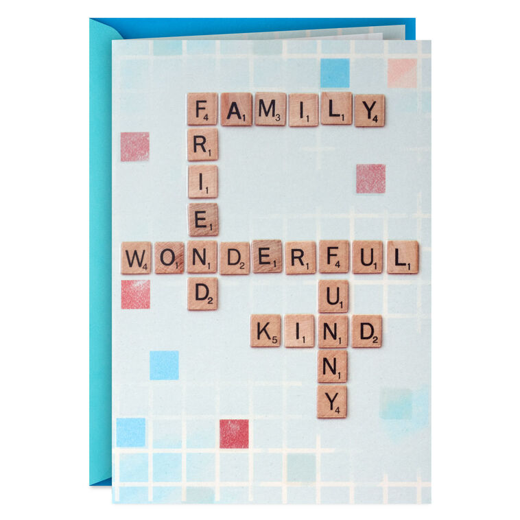 Hasbro® Scrabble® Great Guy Birthday Card for Relative