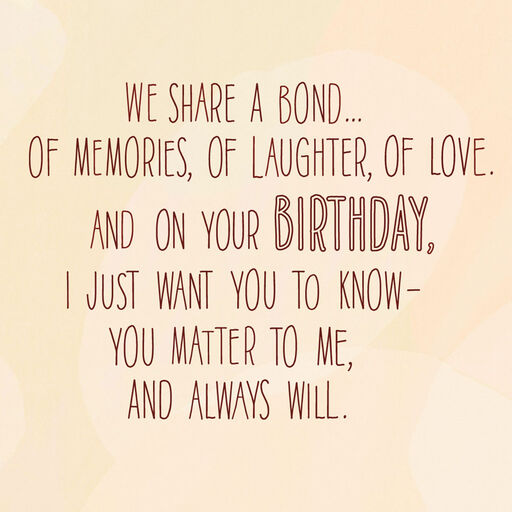 Family Matters Birthday Card, 