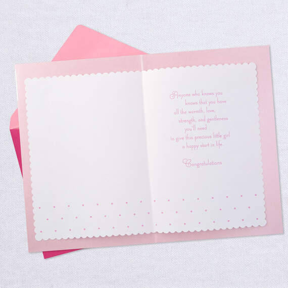 Happy Start in Life New Baby Girl Card, , large image number 3