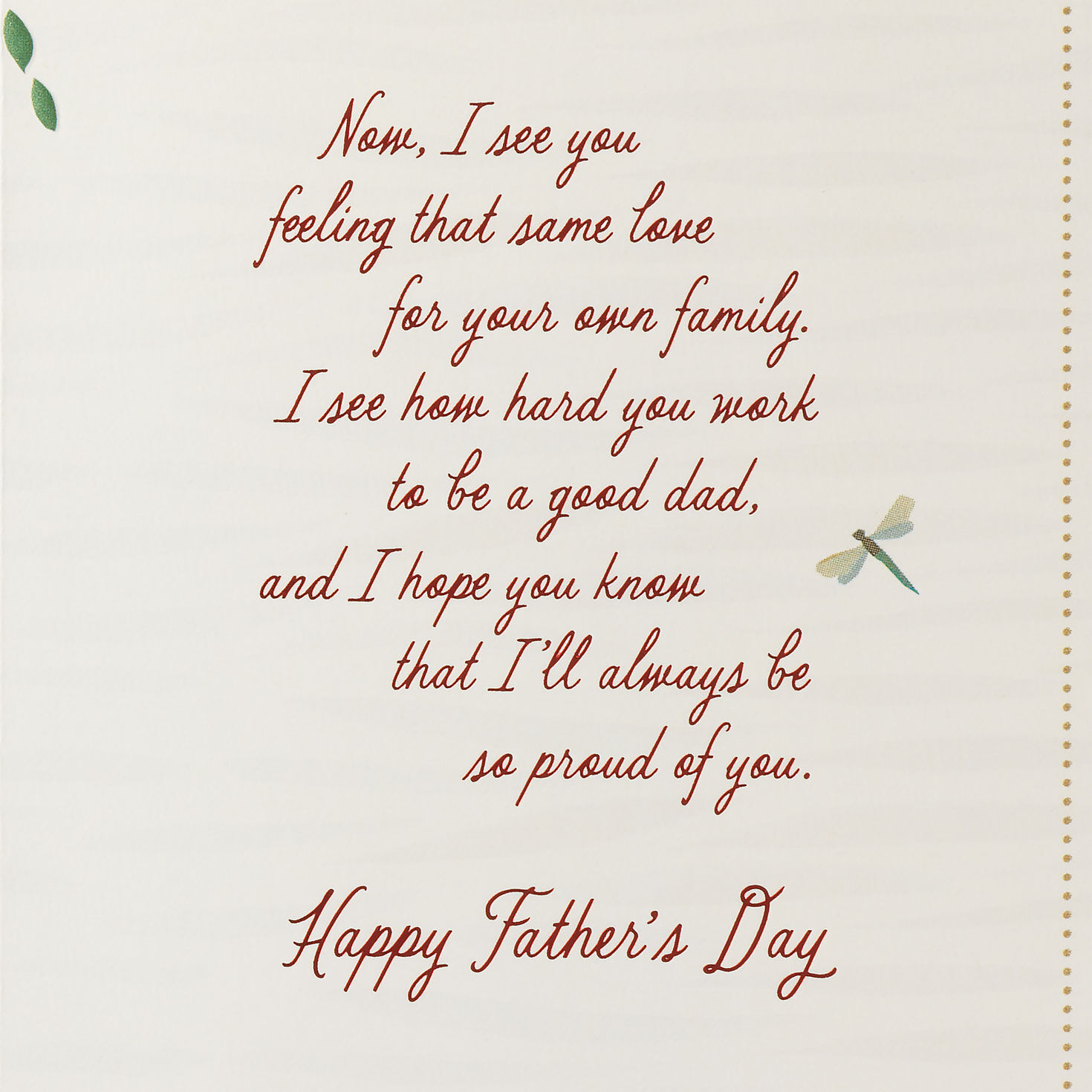 I'll Always Be Proud of You Father's Day Card for Son, , large image number 2