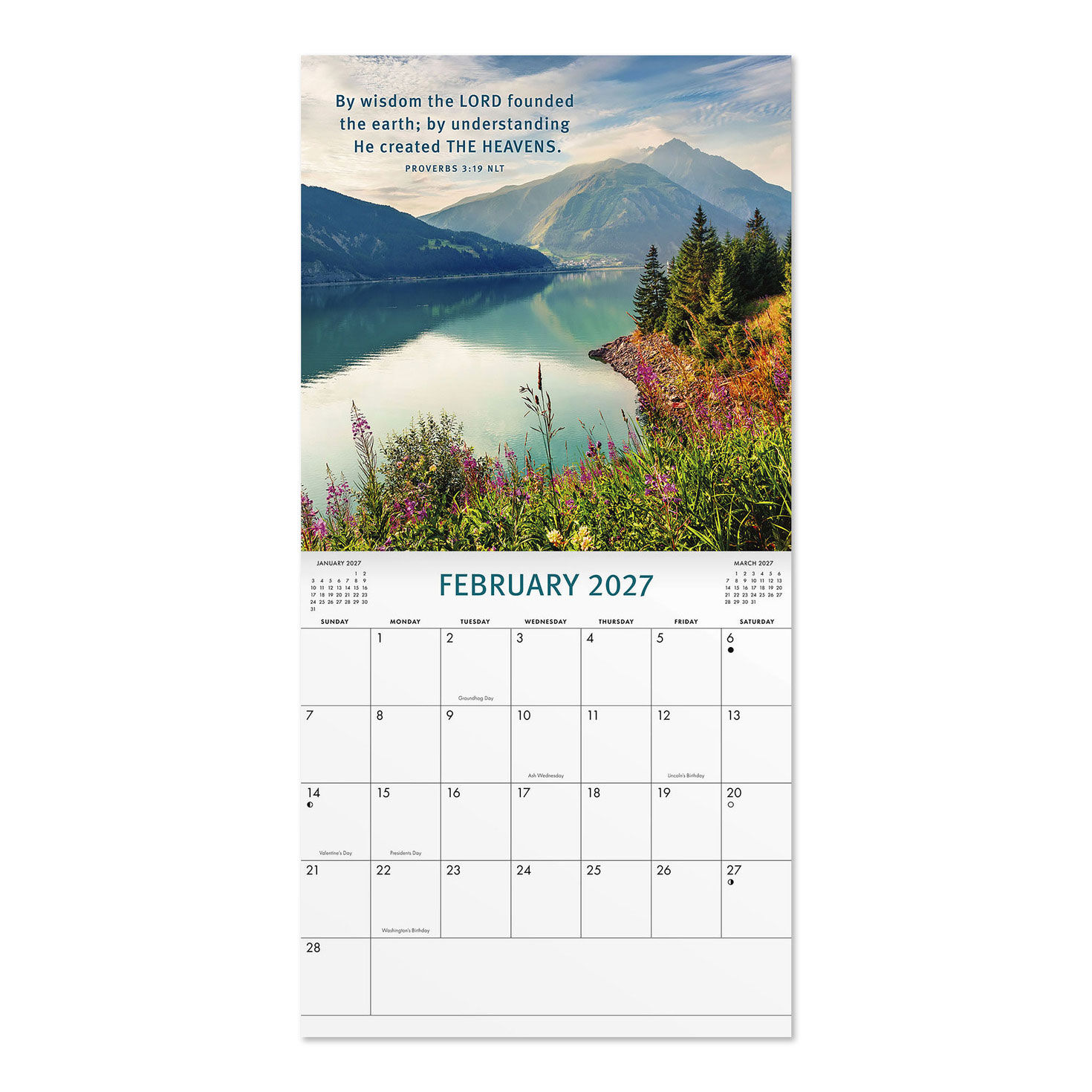 2027 12-Month Wall Calendar inside spread image number 4