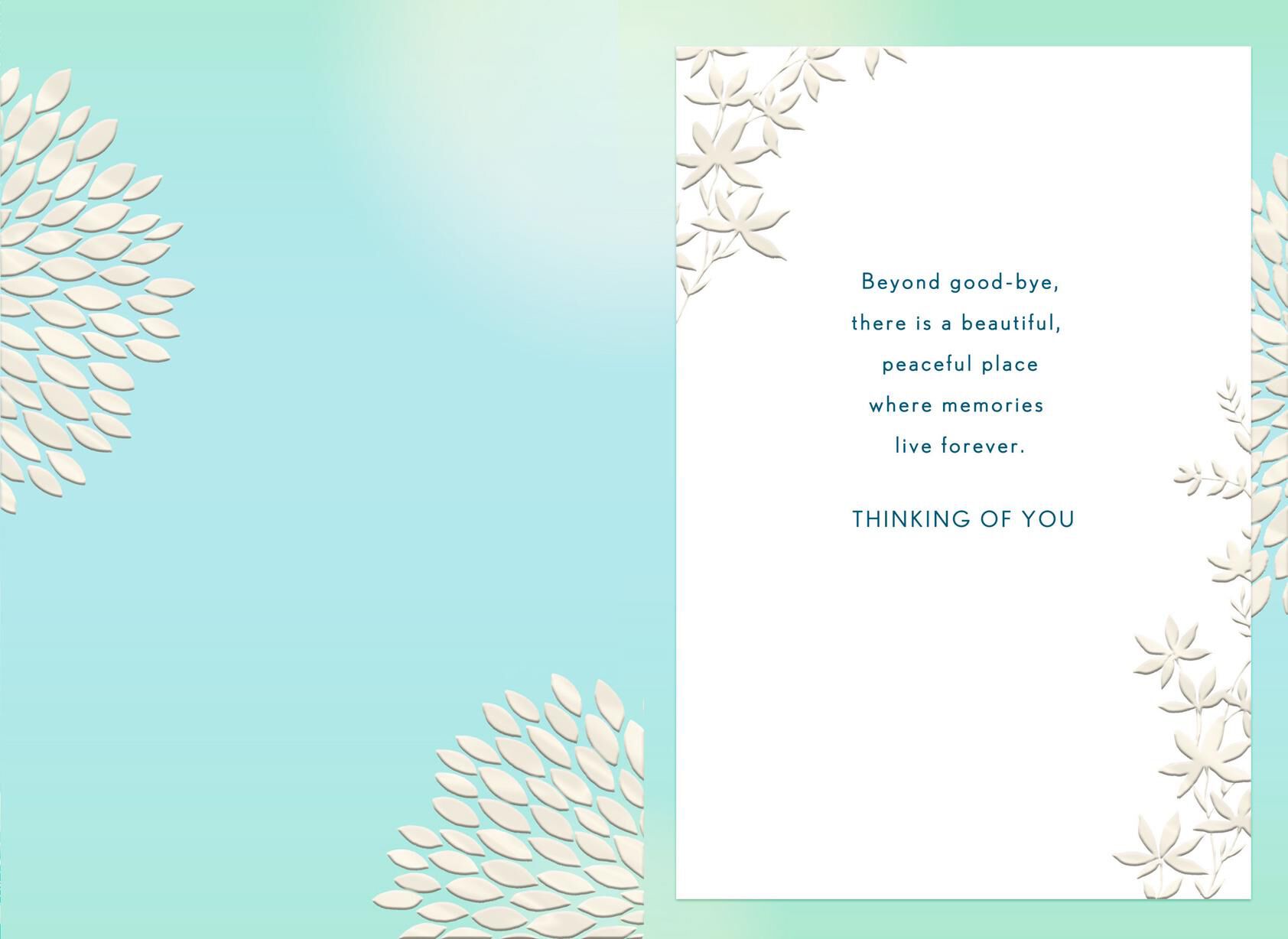 Forever Memories Sympathy Card