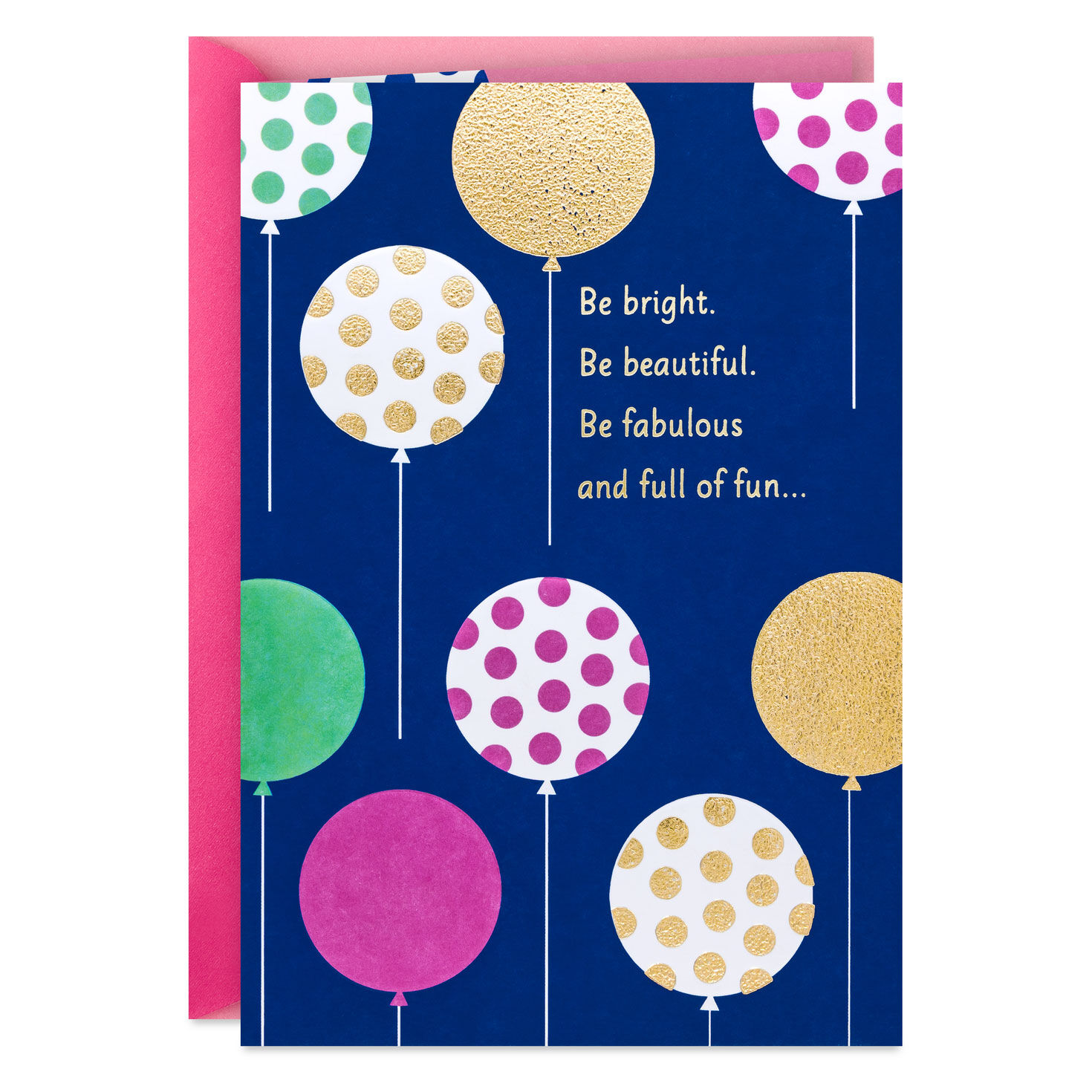 Be Bright, Be Beautiful Birthday Card for Her
