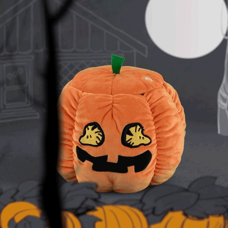 Peanuts® Snoopy Peek-a-Boo Pumpkin Plush With Sound and Motion, 9.6" for only USD 49.99 | Hallmark