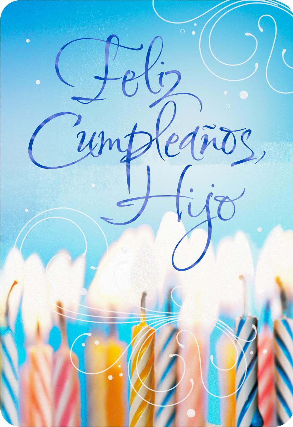Every Moment With Joy Spanish Language Son Birthday Card