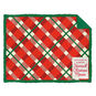 Red and Green Plaid Oversized Fleece Throw Blanket Front image number 1