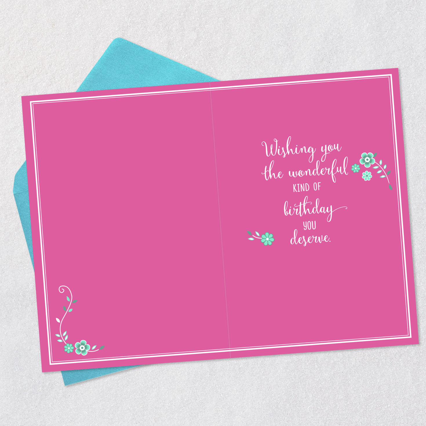 Wishing You the Birthday You Deserve Birthday Card, , large image number 3