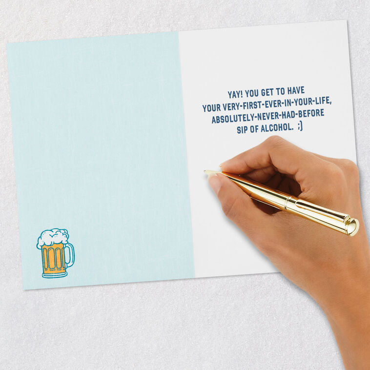 Cheers to 21 Funny 21st Birthday Card - Greeting Cards | Hallmark 21st-birthday-card-funny-prime-greetings